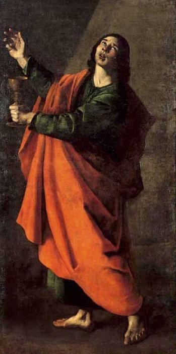 Francisco de Zurbaran Joao Evangelista oil painting image